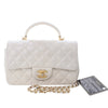 Chanel Mini Rectangular Lambskin Top Handle Flap Secondhand