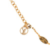 Louis Vuitton Gold Plated Essential V Pendant Necklace Secondhand