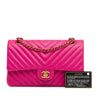 Chanel Medium Chevron Lambskin Double Flap Secondhand