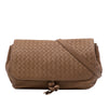 Bottega Veneta Leather Intrecciato Flap Crossbody Secondhand