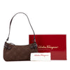 Ferragamo Gancini Suede Shoulder Bag Secondhand