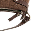 Ferragamo Gancini Suede Shoulder Bag Secondhand