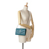 Saint Laurent Grain De Poudre Matelasse Chevron Monogram Chain Wallet Secondhand