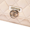 Chanel Round CC Quilted Calfskin Flip Lock Wallet On Chain Secondhand