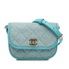 Chanel Mini CC Quilted Denim Messenger Flap Secondhand