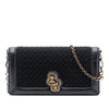 Bottega Veneta Karung Trimmed Knit Intrecciato Knot Clutch On Chain Secondhand
