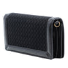 Bottega Veneta Karung Trimmed Knit Intrecciato Knot Clutch On Chain Secondhand