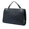 Chanel CC Quilted Caviar and Grosgrain Top Handle Flap Secondhand