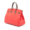 Hermès Tricolor Clemence and Swift Birkin Cascade Retourne 35 Secondhand