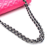 Secondhand Chanel Medium Classic Bicolor Patent Double Flap