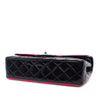 Secondhand Chanel Medium Classic Bicolor Patent Double Flap