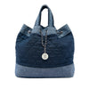 Chanel Quilted Denim Medallion Backpack Secondhand