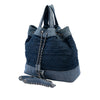 Chanel Quilted Denim Medallion Backpack Secondhand