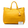 Prada Vitello Daino Side Zip Convertible Tote Secondhand