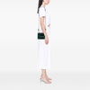 Prada Saffiano Trimmed City Calf Crystal Cahier Crossbody Secondhand