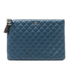 Chanel Large Quilted Lambskin La Habana O Case Clutch Secondhand