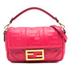 Fendi Mini Zucca Embossed Leather Baguette Satchel Secondhand