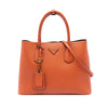 Prada Medium Saffiano Cuir Double Handle Satchel Secondhand