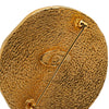 Chanel Gold Plated 31 Rue Cambon Round Brooch Secondhand