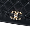 Chanel Quilted Lambskin Braided Saddle Flap Secondhand