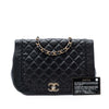 Chanel Quilted Lambskin Braided Saddle Flap Secondhand