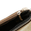Chanel CC Metallic Caviar Half Moon Wallet on Chain Secondhand