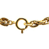 Secondhand Chanel Gold Plated CC Rhinestones Pendant Necklace