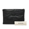 Balenciaga Lambskin Motocross Classic Clip Clutch Secondhand