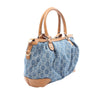 Gucci GG Denim Sukey Satchel Secondhand