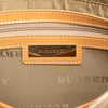 Burberry Leather Trimmed Canvas Handbag Secondhand