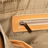 Burberry Leather Trimmed Canvas Handbag Secondhand