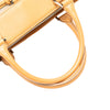 Burberry Leather Trimmed Canvas Handbag Secondhand