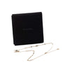 Chanel CC Brass Faux Pearl and Strass Deer Pendant Necklace Secondhand