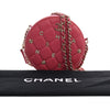 Chanel CC Quilted Lambskin Lucky Charms Round Clutch with Chain Secondhand