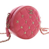 Chanel CC Quilted Lambskin Lucky Charms Round Clutch with Chain Secondhand