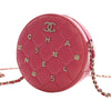 Chanel CC Quilted Lambskin Lucky Charms Round Clutch with Chain Secondhand
