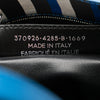 Balenciaga Mini Leather Striped Papier A6 Zip Around Satchel Secondhand