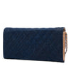 Chanel CC Quilted Denim Turn Lock Wallet On Chain Secondhand