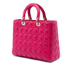 Secondhand Dior Large Lambskin Cannage Lady Dior