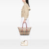 Burberry Medium Haymarket Check Coated Canvas Salisbury Tote Secondhand