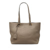 Prada Vitello Daino Canapa Logo Tote Secondhand