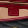 Gucci GG Marmont Bicolor Matelasse Diagonal Calfskin Torchon Shoulder Bag Secondhand