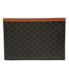 Celine Triomphe Coated Canvas Clutch Secondhand