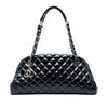 Chanel Medium Quilted Patent Just Mademoiselle Bowling Bag Secondhand