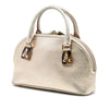 Burberry Small Grained Calfskin Bloomsbury Top Handle Bag Secondhand