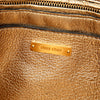 Miu Miu Metallic Goatskin Madras Push Lock Tote Secondhand
