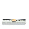 Fendi Zucca Embossed Nappa Baguette Continental Wallet With Chain Secondhand