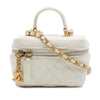 Chanel Mini Caviar Chain Zip Around Vanity Case Secondhand