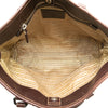 Prada Leather Trimmed Canvas Canapa Logo Satchel Secondhand