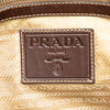 Prada Leather Trimmed Canvas Canapa Logo Satchel Secondhand